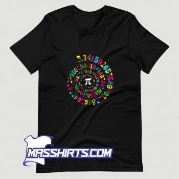 Best Colorfull Pi Spiral T Shirt Design