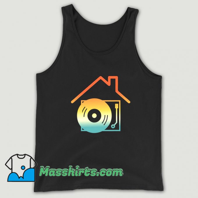 Best House Music Dj Turntable Tank Top