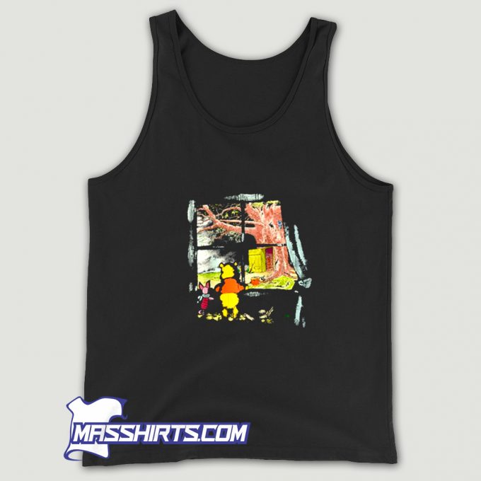 Best Pooh Window Sketch Tank Top