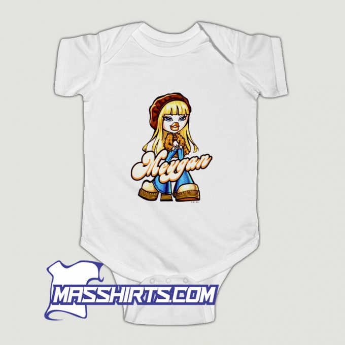 Bratz Meygan Portrait Cartoon Baby Onesie