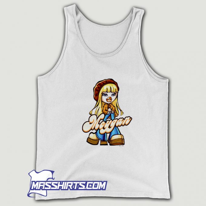 Bratz Meygan Portrait Cartoon Funny Tank Top