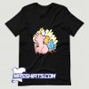 Cartoon Piggy Love Friend T Shirt Design