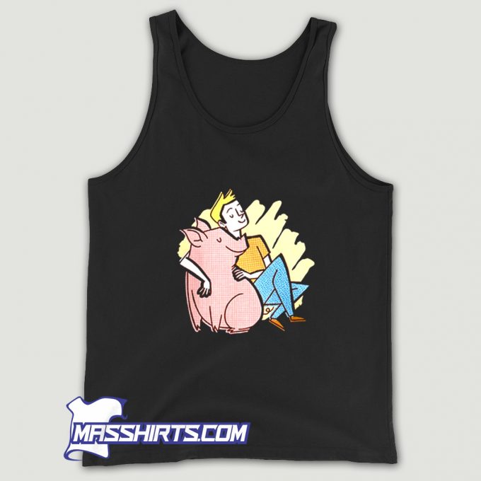 Cartoon Piggy Love Friend Tank Top