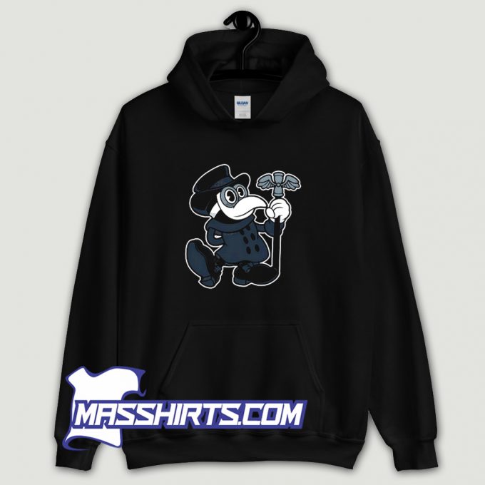 Cartoon Plague Doctor Creepy Hoodie Streetwear