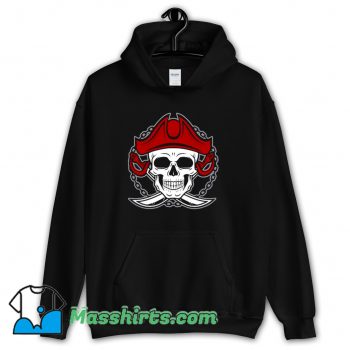 Cheap Lazy Halloween Pirate Jolly Roger Hoodie Streetwear