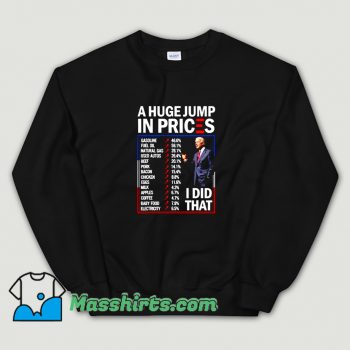 Classic A Huge Jump In Prices Sweatshirt