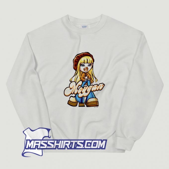 Classic Bratz Meygan Portrait Cartoon Sweatshirt