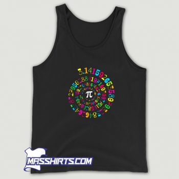 Classic Colorfull Pi Spiral Tank Top
