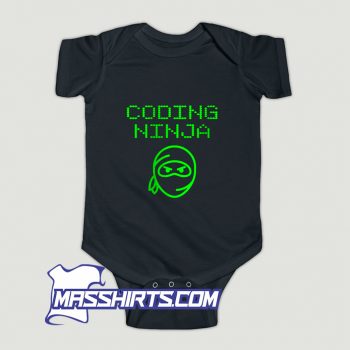 Coding Ninja Programmer Baby Onesie