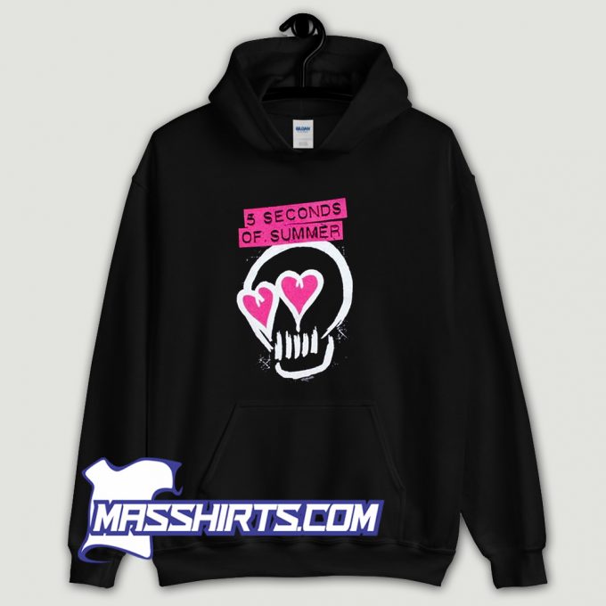 Cool 5 Seconds Of Summer Heartskull Hoodie Streetwear