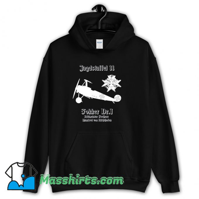 Cool Jasta 11 Fokker Dr.I German Hoodie Streetwear