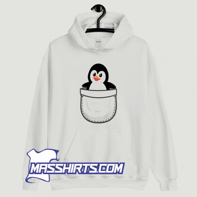 Cool Zoo In My Pocket Penguin Hoodie Streetwear