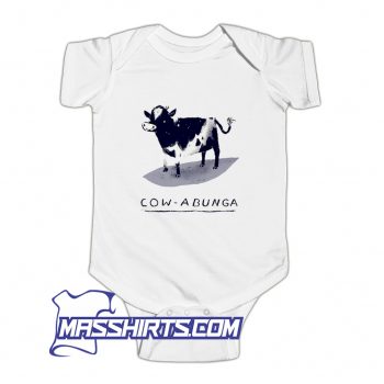 Cow Abunga Cow Cowabunga Baby Onesie
