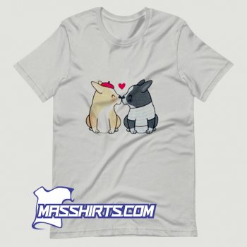 Cute Adoption For Dog Kisses T Shirt Design