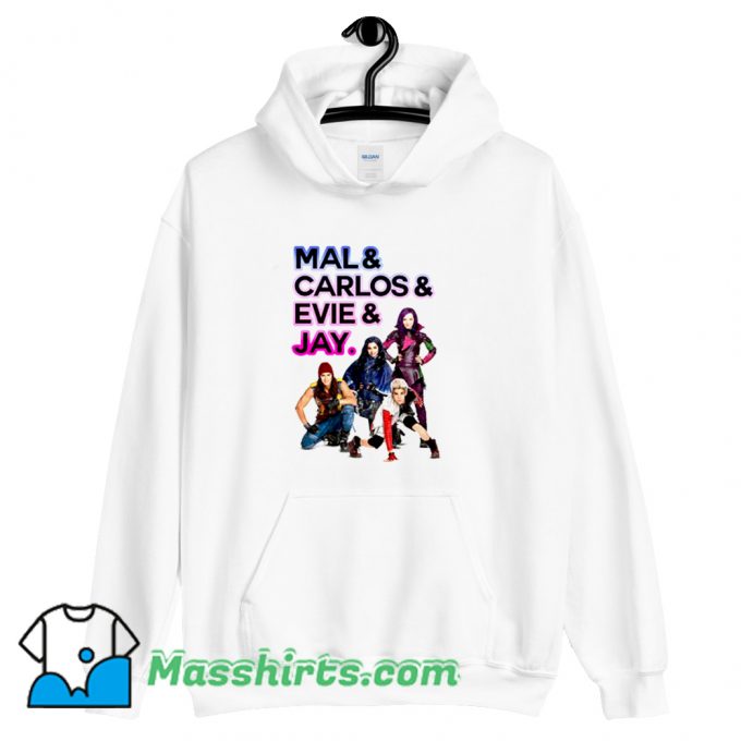 Cute Descendants Evil Mal Carlos Evie Jay Hoodie Streetwear