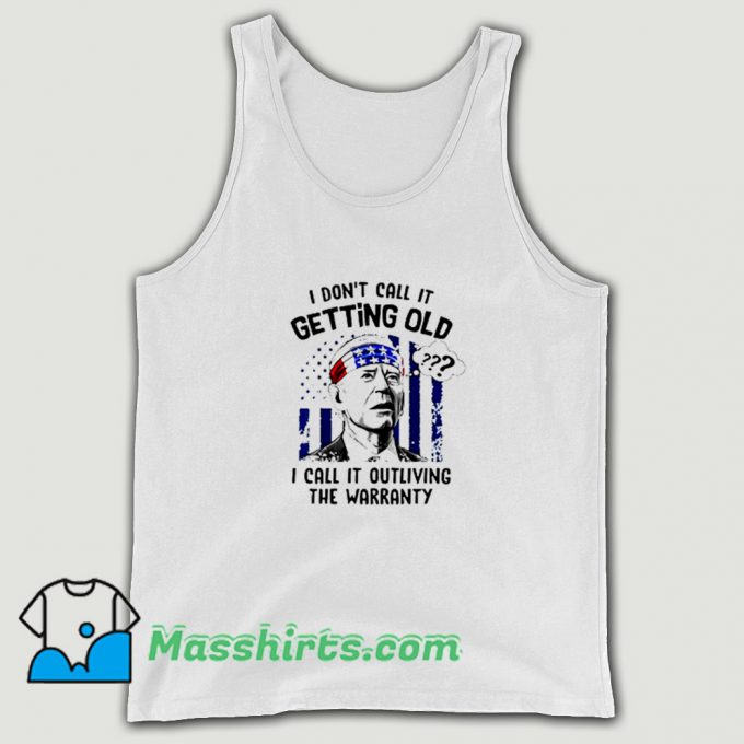 Cute I Dont Call It Getting Old Joe Biden Tank Top