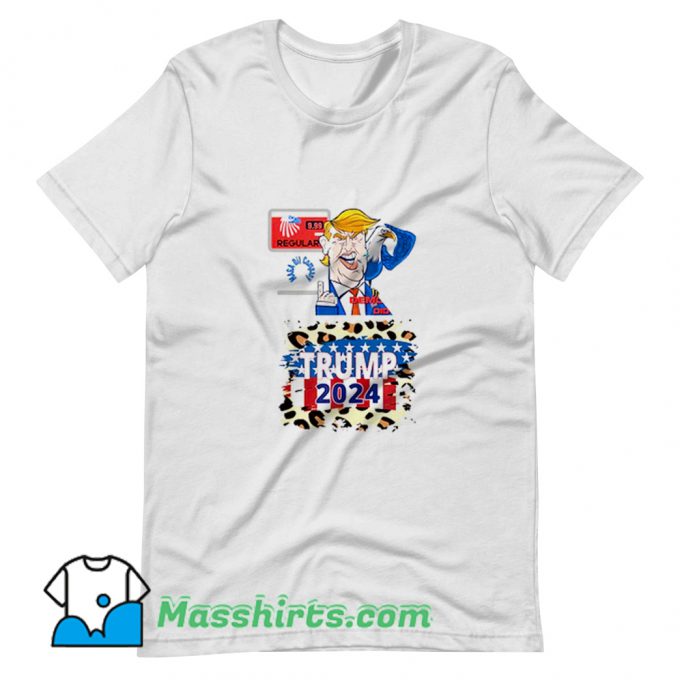 Cute Trump 2024 Us Eagle Gas Pump T Shirt Design