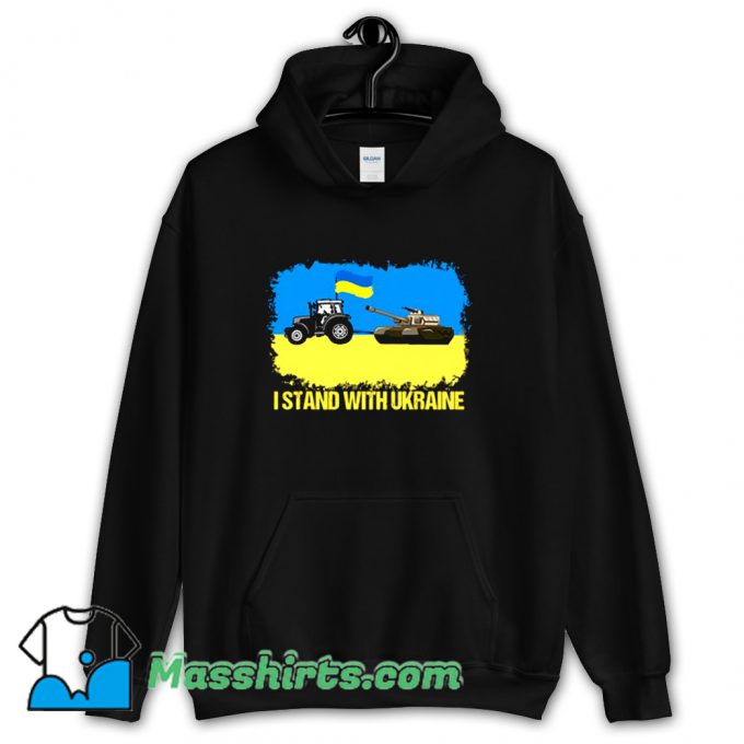 Cute Ukrainian Farmer Tractor Hoodie Streetwear