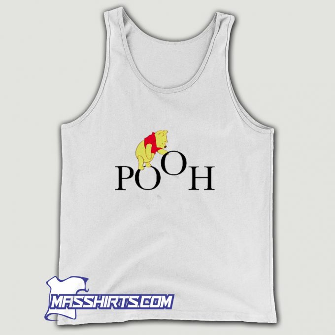 Cute Winnie The Pooh Letters Comic Tank Top