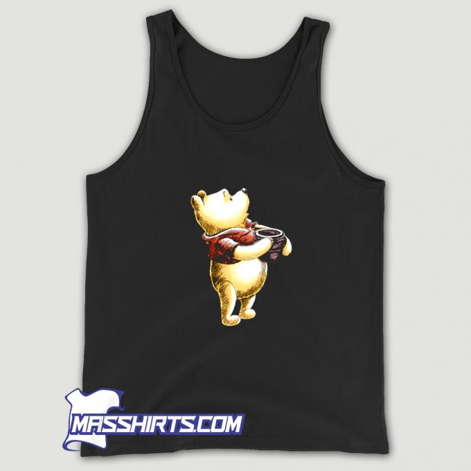 Cute Winnie The Pooh Sketch Tank Top