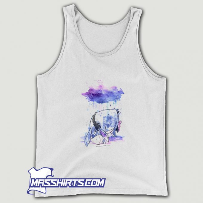 Eeyore Watercolor Rain Cloud Tank Top On Sale