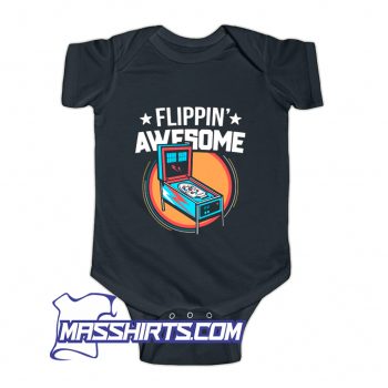 Flippin Awesome Flipping Arcade Baby Onesie