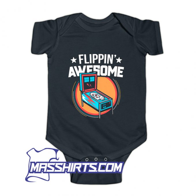 Flippin Awesome Flipping Arcade Baby Onesie