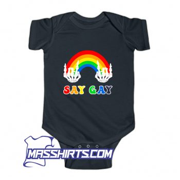 Florida Say Gay Lgbtq Baby Onesie