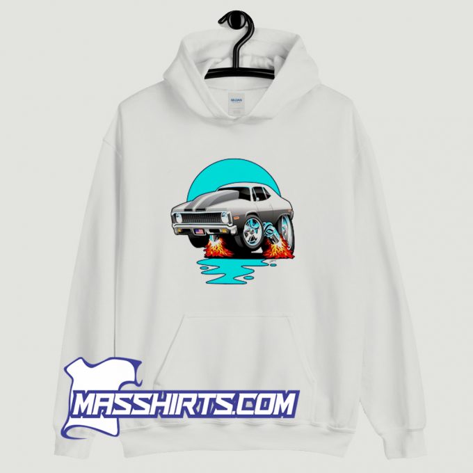 Funny Seventies Muscle Car Hoodie Streetwear