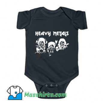 Heavy Metals Chemist Elements Periodic Table Baby Onesie