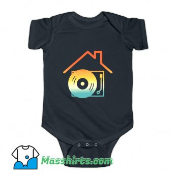 House Music Dj Turntable Baby Onesie On Sale