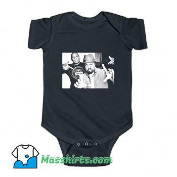 Ice Cube And Dr. Dre Nwa Peace Baby Onesie