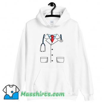 New Doctor White Lab Coat Medical Hoodie Streetwear
