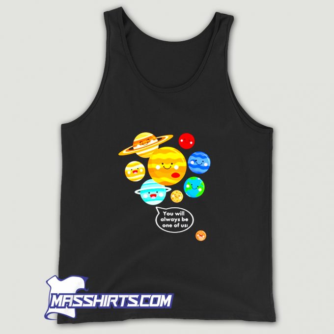 New Planets Never Forget Pluto Tank Top