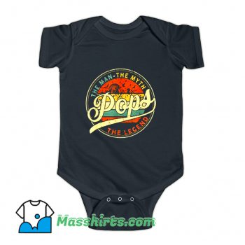 New Pops Man Myth Legend Baby Onesie