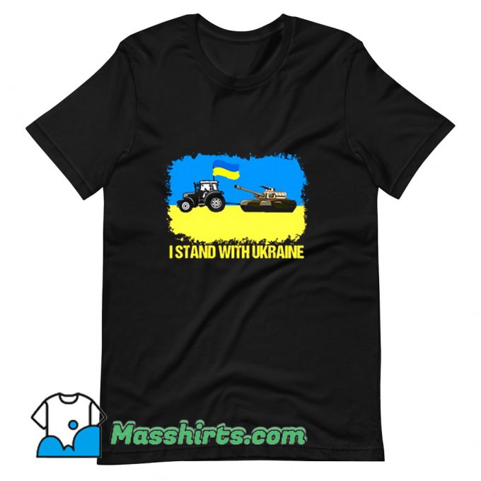 New Ukrainian Farmer Tractor T Shirt Design