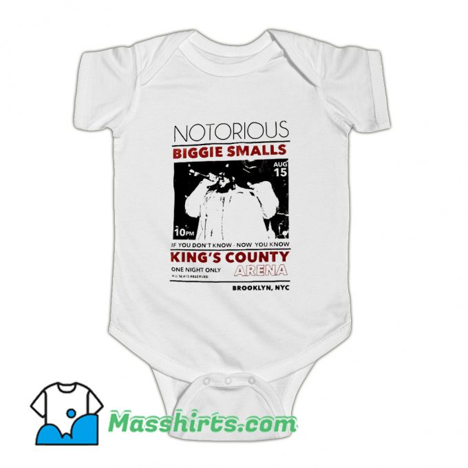 Notorious BIG Kings County Baby Onesie