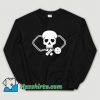 Pickleball Skull Cross Sweatshirt On Sale