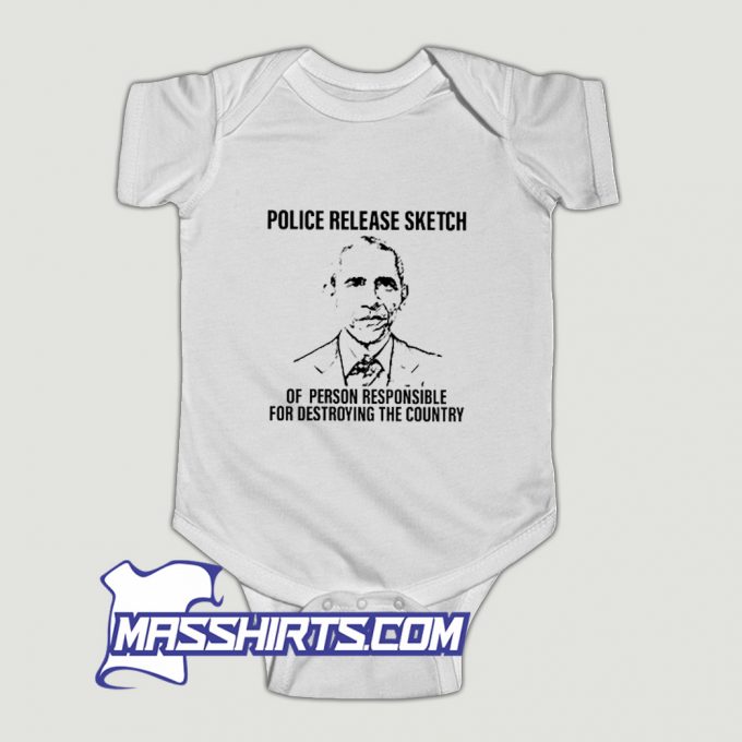 Police Release Sketch Of Person Responsible Baby Onesie