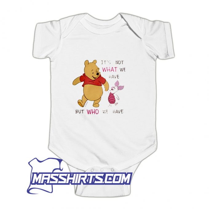 Pooh and Piglet Baby Onesie On Sale