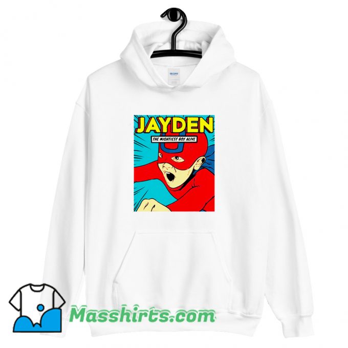 Vintage Jayden The Superhero I Birthday Fighter Hoodie Streetwear