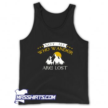 Vintage Not All Who Wander Are Lost Tank Top