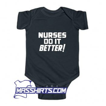 Vintage Nurses Do It Better Baby Onesie