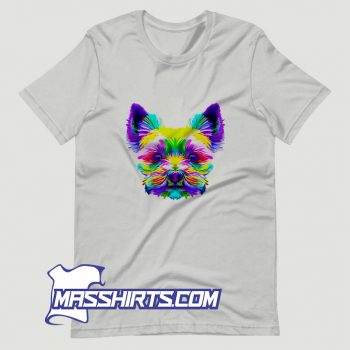 Vintage Yorkie Dog T Shirt Design