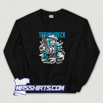 Weed Strain Characters Trainwreck Sweatshirt