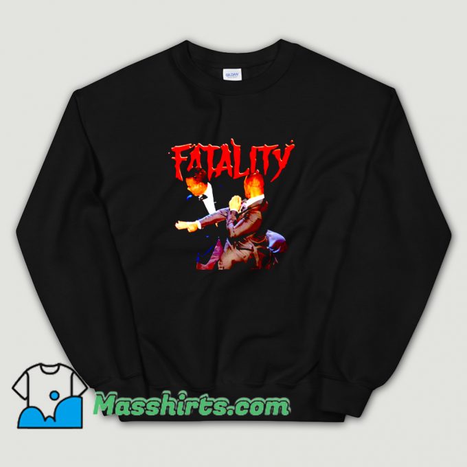 Will Smith Slapped Chris Rock Fatality Sweatshirt