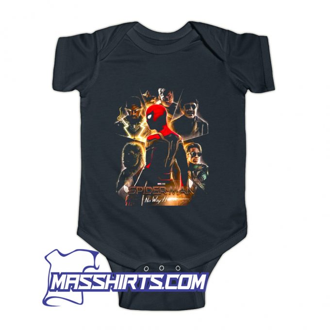 All Villain Spider Man No Way Home Baby Onesie