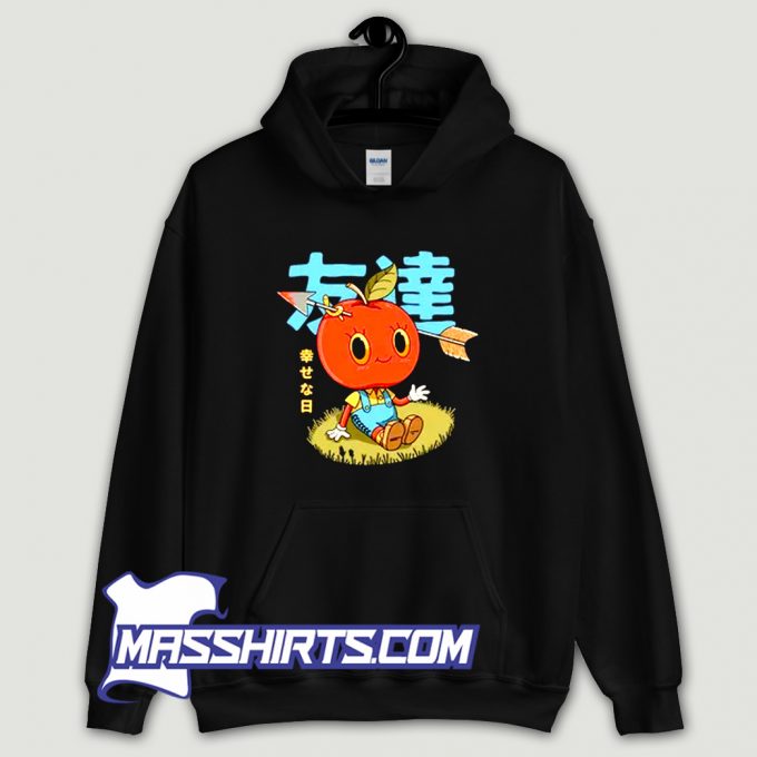 Awesome Apple Boy Character Hoodie Streetwear