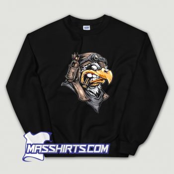 Awesome Eagle Fighter Pilot Sweatshirt
