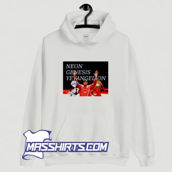 Awesome Kanye West Neon Genesis Yevangelion Hoodie Streetwear